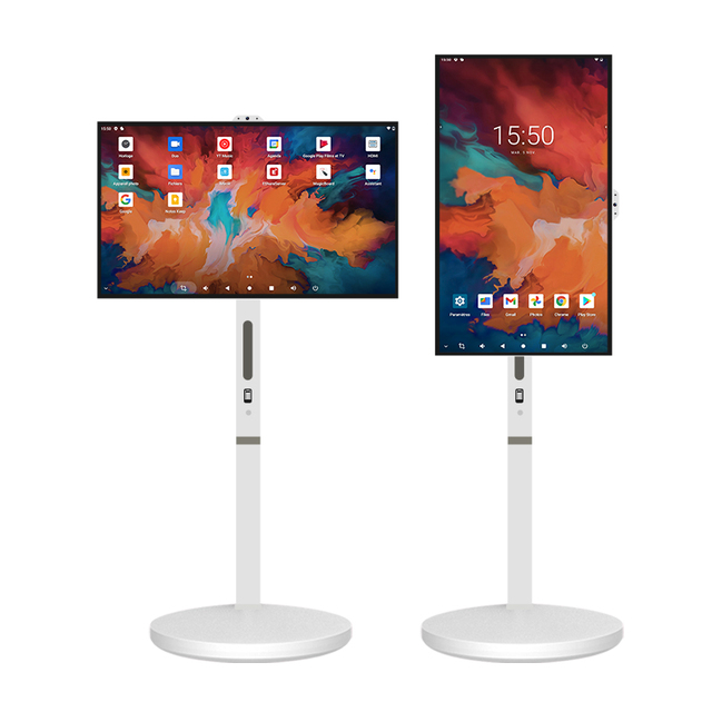 VETO Wholesale 32-Inch Android Portable Smart TV White Remote Control Touchscreen Display for Home Hotel Exhibition Hall Welcome