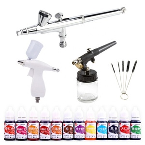 Bánh trang trí 3 Airbrush Kit với màu thực phẩm thiết lập cho airbrushing kỹ thuật - Product Image 1