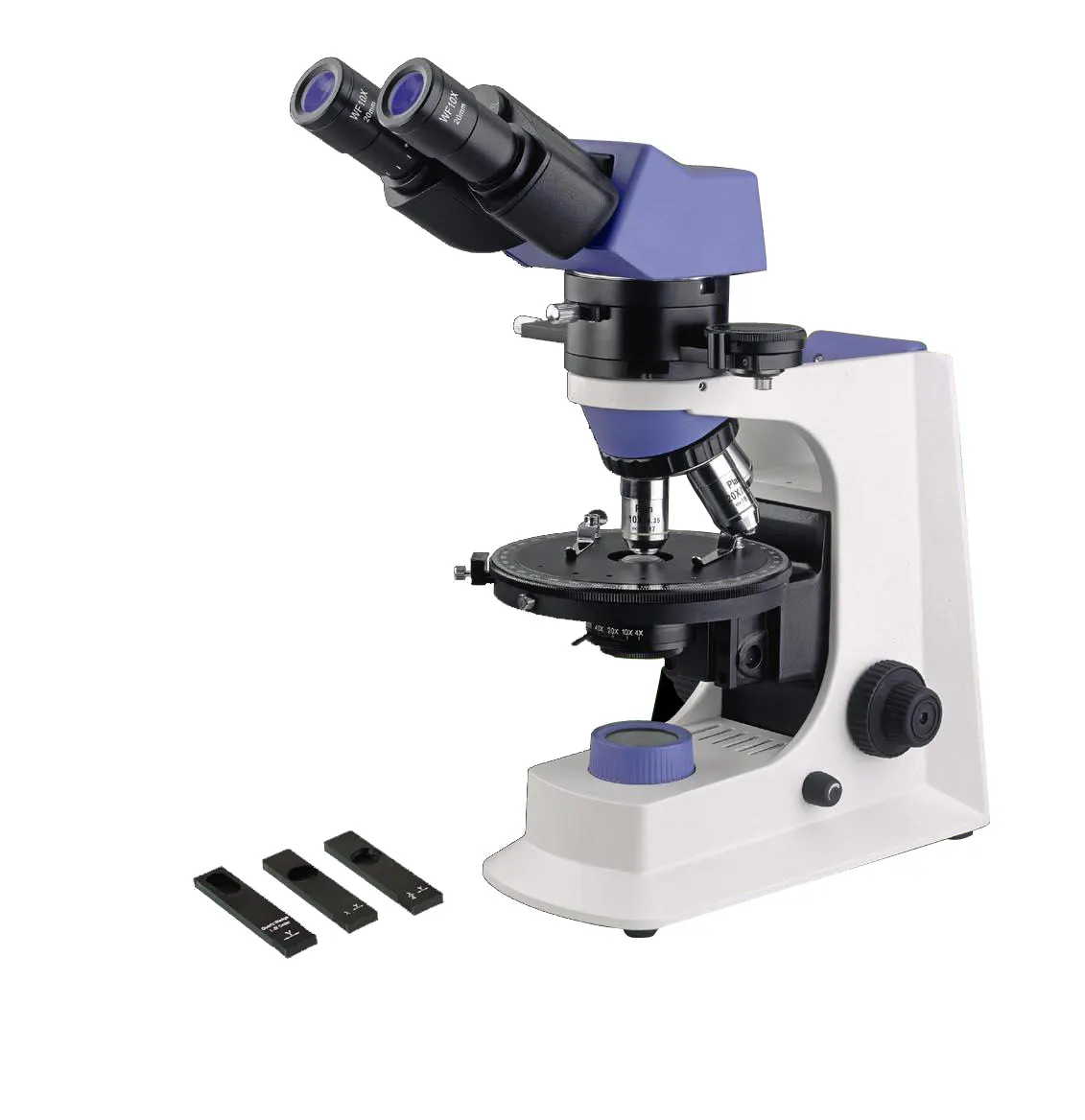 Microscope optique trinoculaire r12 40x — 1000x, verres polarisés pour mathématiques