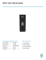 PLC Inteligente Usado 6ES7 322-1BL00-0AA0, PLC de Automatización Industrial, Ideal para Sistemas de Control Industrial