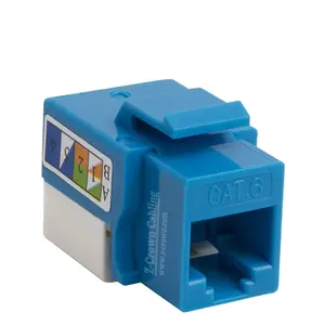 Màu Đen colour RJ12 mô-đun faceplate UTP cat6A Modular Jack Coupler tấm Tường 8P8C cắm nam RJ45 Nữ kết nối