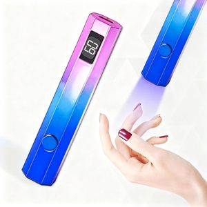Vente directe usine – Lampe UV LED portable 9W F9 Mini pour un seul doigt - Product Image 1