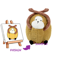Gantungan Kunci CustomPlush Pleasy - Boneka Plush Super Lembut Pereda Stres Hadiah Promosi untuk Segala Usia Natal