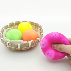 Wholesale Flour Filling Funny Expression Squeeze Potato Stress Relief Toy Squeeze Stress Ball Classic Birthday <b>Gift</b> - Product Image 1