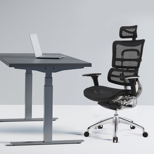 Silla de Oficina Ergonómica de Malla, Ajustable, Giratoria, Elevable, Apilable, Ejecutiva, con Respaldo Alto y Elegante - Product Image 6