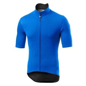 Jersey de Ciclismo Personalizado para Hombre, Cuello Alto, Corte Ajustado, Manga Corta, Camiseta de Ciclismo de Montaña, Bolsillos con Cremallera - Product Image 1