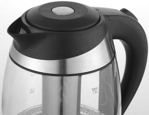 Calentador de acero inoxidable 304 con luz Led de la mejor venta 2200W 1.7L con hervidor de agua eléctrico de vidrio para mantener el calor y filtro de té - Product Image 2