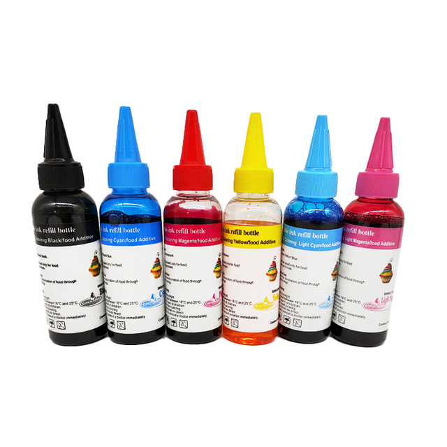 NEW Universal Edible Ink for epson canon hp Brother Coffee Printer Hand Printer Use