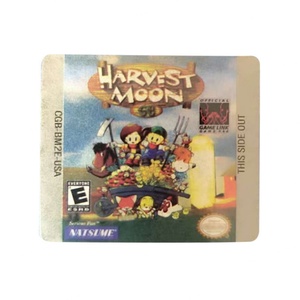 Harvest Moon 3 Terfect Dftk <b>Game</b> Cartridge Stickers for Gbc - Product Image 2