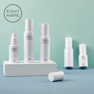 100ml losyon PET şişe kozmetik losyon ve sprey şişe plastik şişe ile pompa