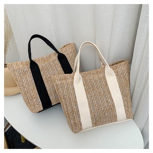 ODM fabricant <span class=keywords><strong>herbe</strong></span> épaule paille plage <span class=keywords><strong>sac</strong></span> fourre-tout été paille tissage épissage tissé vacances <span class=keywords><strong>sac</strong></span> de plage - Product Image 1