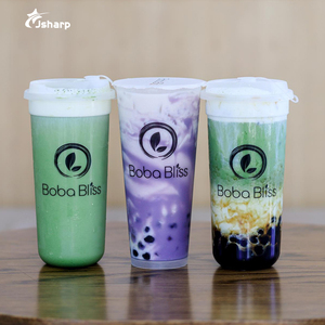 Vente en gros ODM/OEM 380/500/700ml Gobelet en plastique PP jetable pour injection Gobelets à thé au lait Boba <span class=keywords><strong>Bubble</strong></span> <span class=keywords><strong>Tea</strong></span> pour Milktea - Product Image 4