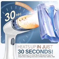 Nouveauté 2024 Défroisseur Vertical Électrique Portable avec Écran LCD, 3 Vitesses, Fer à Vapeur et Brosse Vapeur 1800W pour Maison et Hôtel