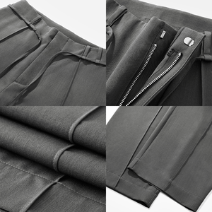 Pantaloni a gamba larga personalizzati QUICKSHOW pantaloni da uomo stilisti Casual elasticizzati pantaloni eleganti pantaloni larghi impilati per gli uomini - Product Image 4