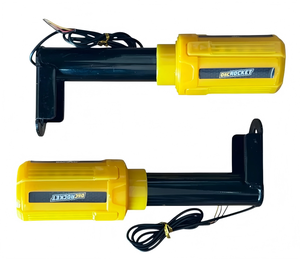 Protector de Escape Universal para Motocicleta, Adhesivo Anticaídas, Deslizador Rojo con Barras LED - Product Image 4