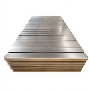 Panneaux MDF à rainures noirs / MDF brut simple, panneaux MDF pour mur à lattes, étagères murales - Product Image 2