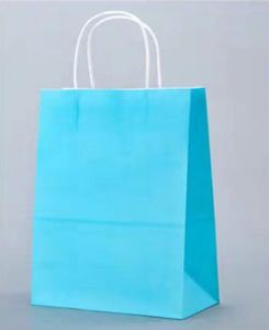 Bolsas de Regalo de Papel Kraft Coloridas al por Mayor con Asas y Logotipo Personalizado - Product Image 2