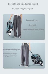 Passeggino per Bambini 3 in 1 Pieghevole Multifunzione Personalizzabile di Fabbrica con Parasole a Ombrello - Product Image 4