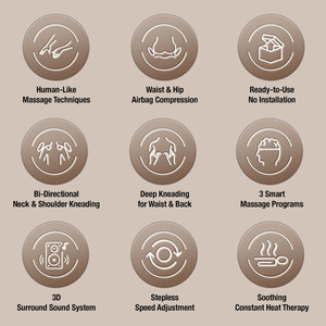 Nuevo Sillón de Masaje Eléctrico de Carril Largo, Masajeador Multifuncional de Cuerpo Completo Tipo Sofá para Alivio del Dolor de Espalda y Cintura - Product Image 2