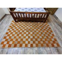 Premium Qualität natürliche Jute RugCheckered Natur wolle & Jute Elfenbein hand gewebte Boho Teppich, marok kanis chen böhmischen Teppich