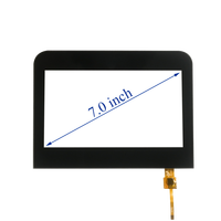 Módulo de Pantalla LCD Táctil de 7 Pulgadas, Panel Táctil Capacitivo Multipunto con Interfaz IIC