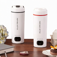 Gobelet intelligent électrique portable en acier inoxydable, tasse de voyage 500 ml, chauffage rapide, isolation thermique, pour le bureau et la maison