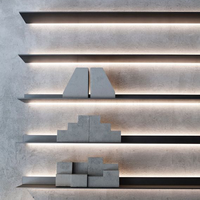 Étagères murales avec lumière LED Étagère de présentation en aluminium avec lumière linéaire Guangzhou Factory Products Fabricants