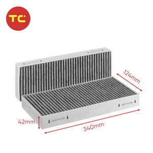 Reemplazo de filtros Aktivkohle de carbón activado para filtro de campana de cocina Bora BAKFS para GP4 básico BHU <span class=keywords><strong>BIU</strong></span> BFIU - Product Image 2