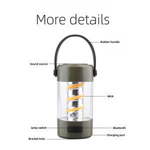 Mini lámpara LED portátil para acampar, <span class=keywords><strong>linterna</strong></span> de tienda ABS blanca con pilas para emergencia al aire libre, <span class=keywords><strong>verde</strong></span> IP65 para aplicaciones en carretera - Product Image 4