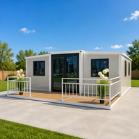Villa préfabriquée de luxe à quatre chambres - Maison préfabriquée à ossature métallique - Structure modulaire empilable et chargement 40HQ