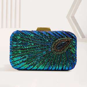 Bolso de noche Tidal Current Kawaii Hipoalergénico <span class=keywords><strong>Vogue</strong></span> Lock Exposiciones interesantes francesas Bolsos de embrague de noche para mujeres - Product Image 1