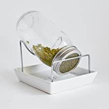 Vaso germogliato <span class=keywords><strong>Set</strong></span> barattolo di vetro con maglia del kit di germinazione in acciaio inossidabile - Product Image 6