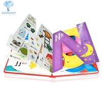 Libros de Aprendizaje del Alfabeto Inglés para Niños, con Impresión de Tinta Ecológica Personalizada