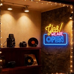 لافتة نيون LED بعبارة 'نعم، نحن مفتوحون' تعمل بالطاقة عبر USB، ديكور جداري للمنزل والحانات والحفلات والأعراس وغرف المعيشة والاستوديوهات والنوادي، هدية للعطلات وأعياد الميلاد - Product Image 4