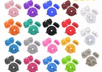 Nouveaux accessoires de réparation de console, boutons en caoutchouc conducteurs pour GBA, ensemble de boutons en silicone pour GameBoy Advance, clavier de remplacement