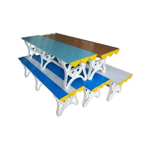 Banco largo de plástico ABS impermeable para baño, vestuario, gimnasio, piscina, área de descanso - Product Image 1