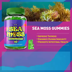 Caramelle Gommose di Muschio Marino OEM con Etichetta Privata <span class=keywords><strong>e</strong></span> Gusti Naturali di Frutta per Marchi di Prodotti Salutari - Product Image 2