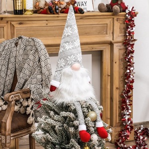 Venta caliente Decoraciones navideñas Nuevo bosque Ancianos Cono Spring Tree Top Star Muñeca sin rostro con estrella para el cuidado de ancianos - Product Image 4