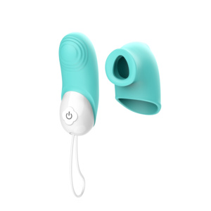 Masajeador Íntimo de Silicona Azul Zafiro Brillante con Succión y Vibración, Boquilla Suave y Flexible para un Placer Profundo, Rítmico e Intenso - Product Image 4