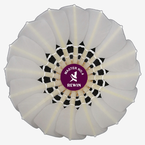 Volant de <span class=keywords><strong>badminton</strong></span> Goose MASTER NO.4, équipe professionnelle, écologique, haute qualité, liège naturel, 2 couches, haute qualité - Product Image 1