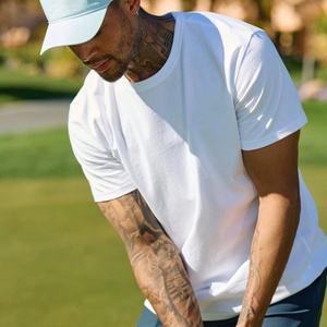 เสื้อยืดคุณภาพสูงแบบเปล่าสำหรับโปรโมชั่น ปักโลโก้ได้ตามต้องการ เสื้อยืดลำลองสำหรับผู้ชาย เสื้อกอล์ฟ - Product Image 5