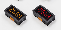 Pengukur Suhu Digital Tampilan LED untuk K,PT100,J Tipe Universal Termokopel EGT Probe Celsius Fahrenheit Merah DC 5-12V