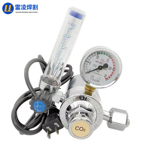 ตัวปรับแรงดันแก๊ส Co2 สำหรับงานเชื่อมและตัด พร้อมเกจวัดแรงดัน สำหรับตัดด้วยมอเตอร์ 36V - Product Image 2