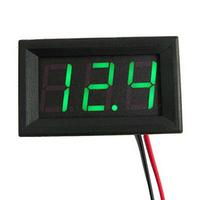 DC4.5V-30.0V Voltmètre Numérique Étanche Moto De Bateau De Voiture 0.56 pouces LED Affichage Tension Mètre Mini Testeur Ampèremètre
