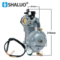 Carburateur GPL 5KW 8KW pour pièces de générateur à essence GX390 188F 190F 192F EG6500 Kit de conversion GPL NG double carburant Amortisseur automatique