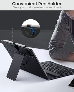 Étui universel pour tablette <span class=keywords><strong>MoKo</strong></span> en cuir PU avec clavier sans fil pour <span class=keywords><strong>iPad</strong></span> 9 10 11 pouces, étui Samsung A9 Plus - Product Image 3