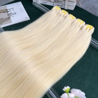 Pengiriman Cepat # 613 Bundel Rambut Manusia Lurus Alami 100% Ekstensi Rambut Virgin Manusia Grosir Vendor Rambut Mentah Vietnam