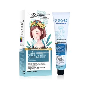 Jiaying ที่ไม่มีแอมโมเนียย้อมผมสีดำธรรมชาติกึ่งถาวรเกรดผม200มล. ครีมปกปิดผมหงอกทันสมัย6-8สัปดาห์ - Product Image 5