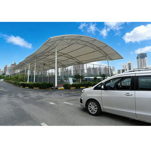 หลังคาผ้าใบกันแรงดึงแบบปลอดภัยพร้อมประตูล็อคได้สำหรับสนามแพเดิลป้องกันการงัดแงะ - Product Image 5