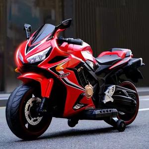 دراجات نارية كهربائية للأطفال بمحركين مزدوجين مع مقبض يدوي وإضاءة رائعة، سيارات ألعاب بالجملة مصنوعة من البلاستيك - Product Image 2